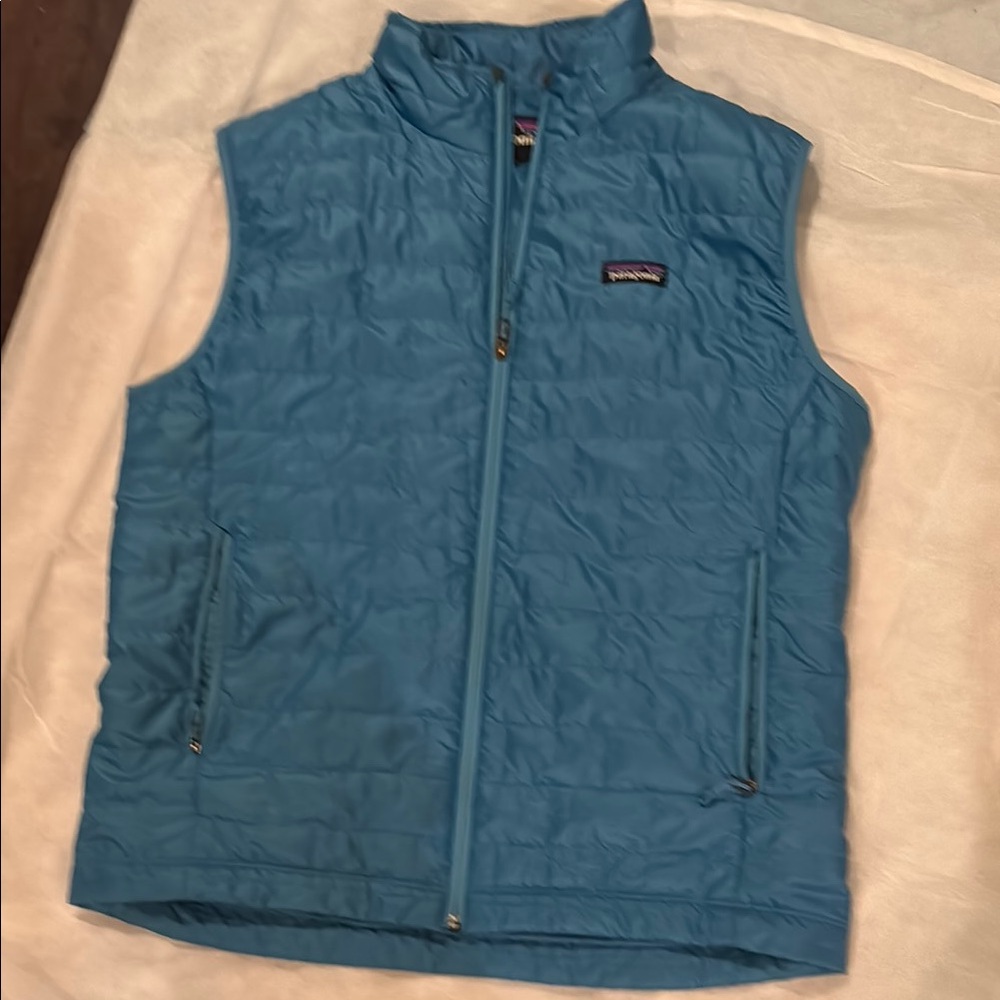 Patagonia Blue Quilted Vest